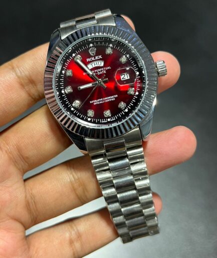 Daydate Cherry Diamond Dial | Quartz